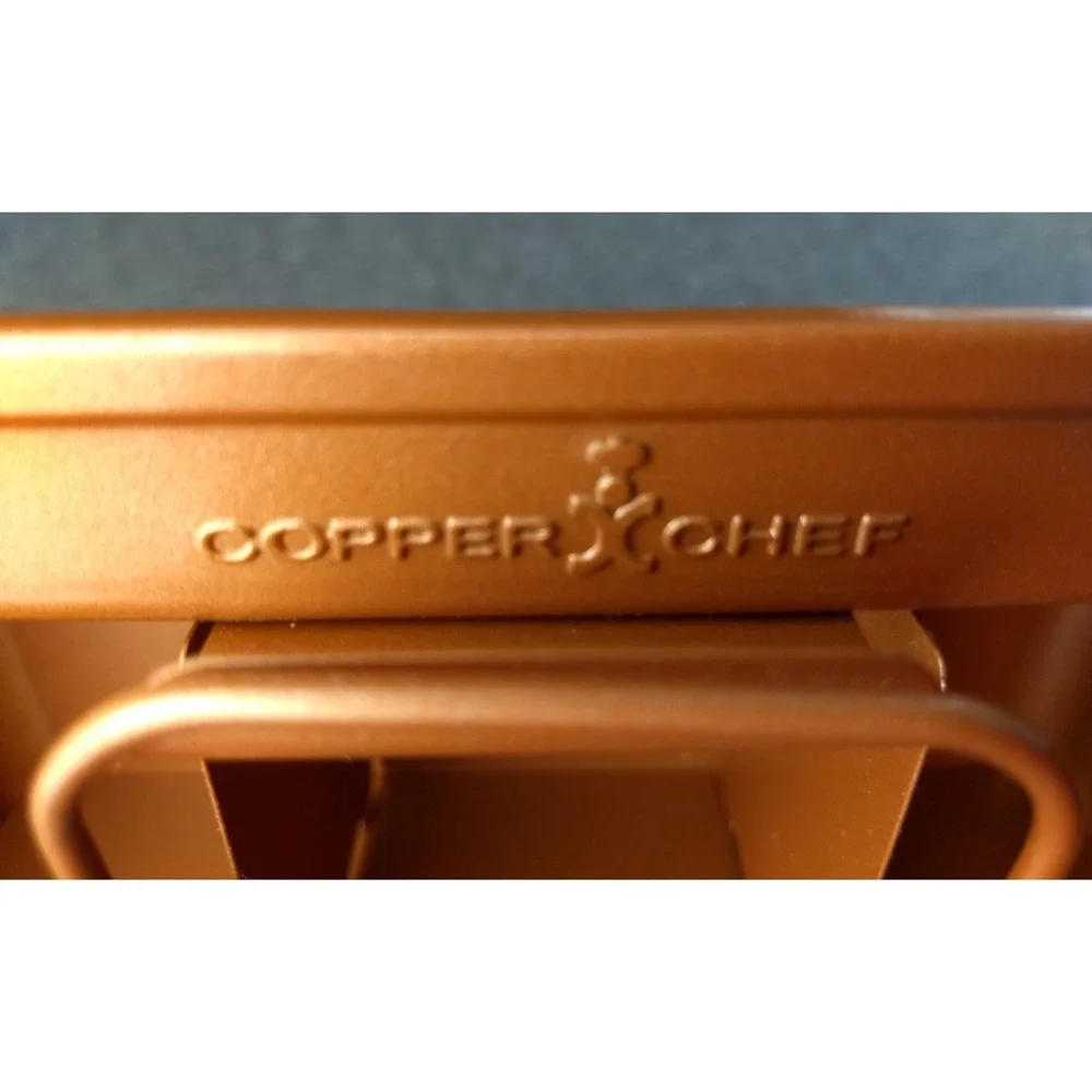 Copper Chef Bake & Crisp Pan 4 pc Set‎ Eric Theiss Recipes 13 x 7.5